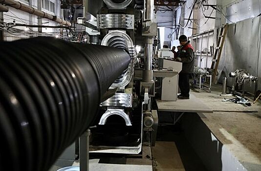 Первое в ДФО производство полимерных гофрированных труб открылось в Приморье