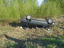 В Яранске водитель «ВАЗа» перевернулся в кювет