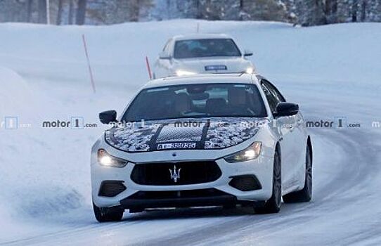 На тестах замечен обновленный седан Maserati Ghibli