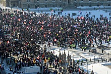 В Канаде восьмой день продолжаются протесты против коронавирусных ограничений