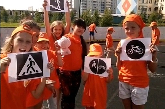 Дети из городского округа Щербинка вспомнили правила дорожного движения