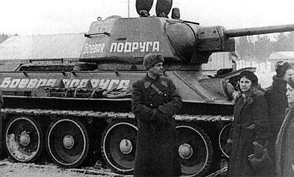 Мария Октябрьская: на личном танке против вермахта