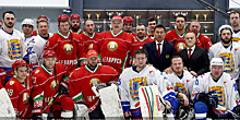 Хоккейная команда Лукашенко сыграла вничью со сборной Минской области