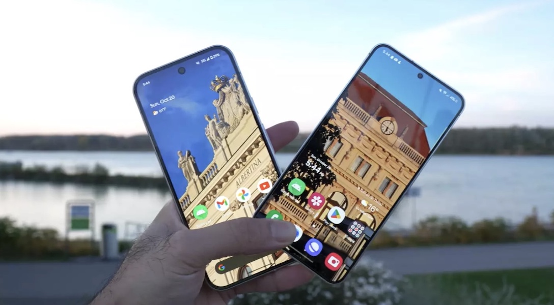 Pixel 9 сравнили с Samsung S24 после обновлений до Android 15