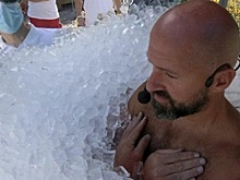 Австриец просидел во льду 2,5 часа и установил мировой рекорд