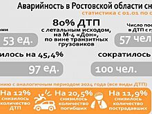 80% ДТП с летальным исходом на трассе М-4 «Дон» происходит по вине водителей грузовиков