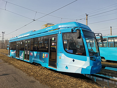 Почти 20 инновационных трамваев вышли на рельсы в Новокузнецке