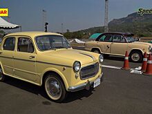 Индийские такси Hindustan Ambassador и Fiat 1100 сразились в очень медленном дрэге