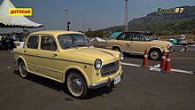 Индийские такси Hindustan Ambassador и Fiat 1100 сразились в очень медленном дрэге