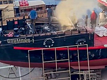 Прокуратура проверит причины пожара на яхте в морском порту Анапы