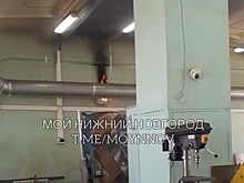 Пожар вспыхнул в колледже в Нижнем Новгороде