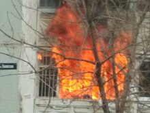 «Все успели выскочить». Загорелась квартирав доме на Львовской