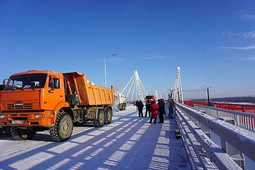 Мост через Амур в Китай прошел тестовые испытания