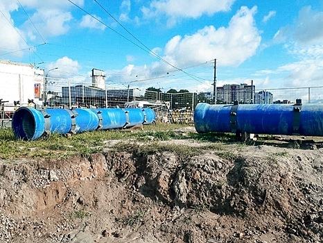 В Невском районе завершен крупный проект реконструкции водовода
