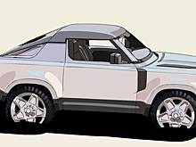 Khan собирается сделать двухместный спайдер на базе Land Rover Defender 90