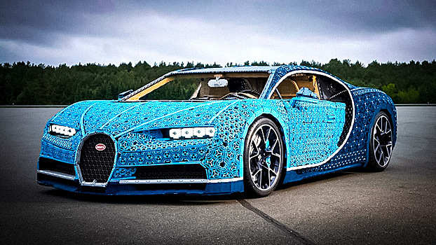 Bugatti Chiron из Lego покажут в парке Горького