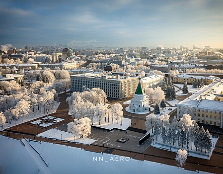 Фото дня. Зимняя сказка на улицах Нижнего Новгорода