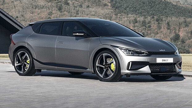 Объявлены цены на электрический кроссовер Kia EV6 2022