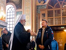 В Курской Коренной пустыни завершили роспись собора Рождества Пресвятой Богородицы