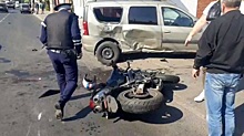 В Курске на улице Малых в ДТП с мотоциклом пострадали два человека