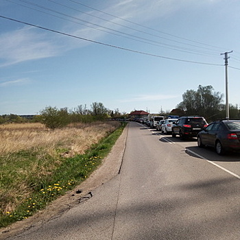 В Калининградской области образовались километровые пробки на въездах в приморские города