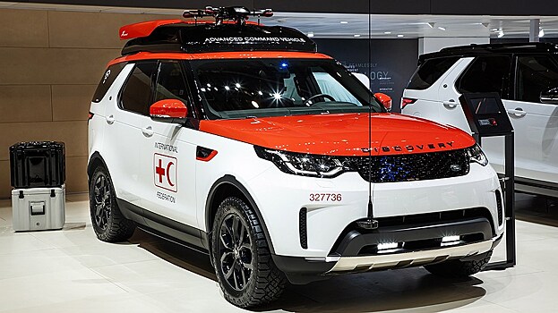 Land Rover построил Discovery с дроном для Красного Креста