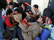 Неизвестные сожгли лагерь для беженцев под Стокгольмом