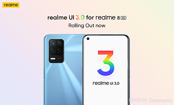 Realme 8 5G и Narzo 30 5G получили Realme UI 3.0 на базе Android 12