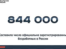 В России официально зарегистрировано 844 тысячи безработных — много это или мало?