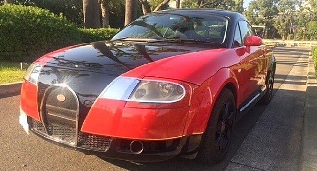 В Японии старый Audi TT замаскировали под Bugatti Veyron