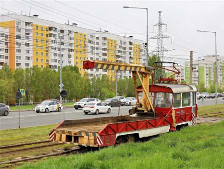 На ул. Ново-Садовой за 10 дней полностью демонтировали трамвайные пути