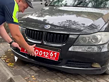 Ростовские автоинспекторы задержали водителя без прав и  с дипломатическими номерами
