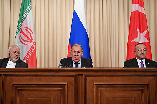 Лавров: РФ, Турция и Иран договорились о шагах по урегулированию в Сирии