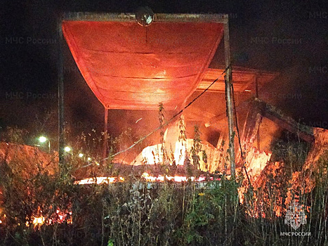 67-летний мужчина погиб во время ночного пожара