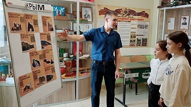 Подмосковные учащиеся поговорили об истории Крыма на «Разговорах о важном»