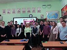 Члены Молодежной палаты организовали открытый урок в школе