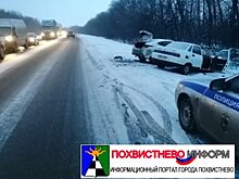 В Самарской области в ДТП на трассе М-5 пострадали 5 человек.
