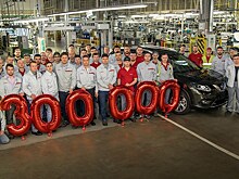 300-тысячный автомобиль сошел с конвейера петербургского завода Nissan‍