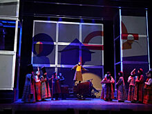 В Театре на Малой Ордынке представили мультимедийный спектакль «Соборная площадь»