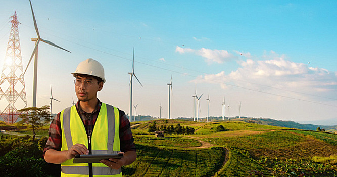 На северо-востоке Китая запущен крупный ветроэнергетический проект