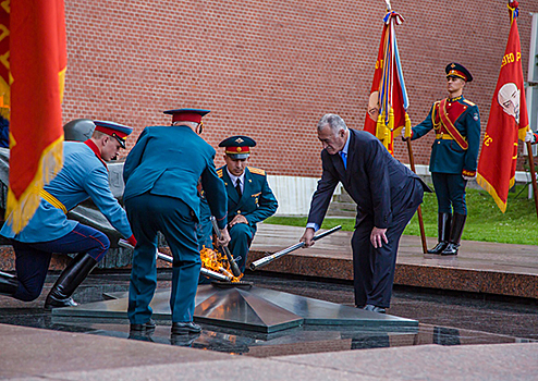 Центральный дом Российской Армии стал одним из организаторов реконструкции церемонии зажжения Вечного огня 1967 года