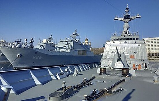 Отряд боевых кораблей Южной Кореи прибыл во Владивосток