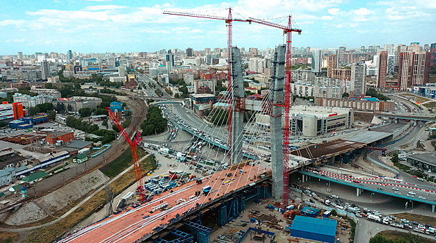 Платный четвертый мост через Обь в Новосибирске не будет сдан в 2023 году