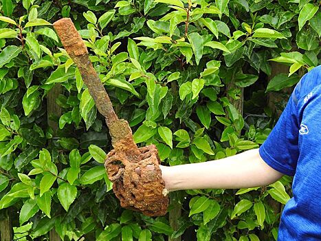 Десятилетний мальчик из Северной Ирландии нашел меч, которому несколько веков