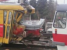 В Ленинском районе остановились трамваи