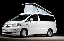 Гибридный эко-кемпер минивен Toyota Alphard проходит 1000 миль на одной заправке