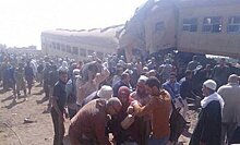 Два поезда столкнулись в Египте