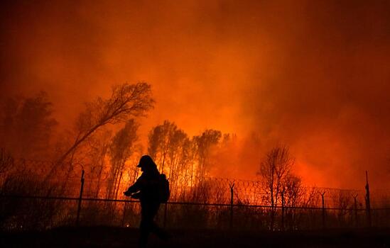 В Тюменской области природные пожары уничтожили 124 строения