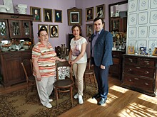 В школьном музее прошла встреча с гостем из Казани