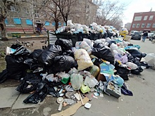 В Новосибирске продолжается забастовка водителей мусоровозов – вывезти отходы к 25 апреля не успели